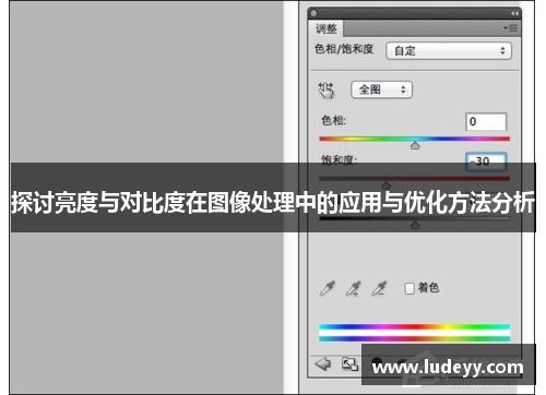 探讨亮度与对比度在图像处理中的应用与优化方法分析